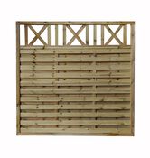 Panneau bois motif croix 180 x 180 cm x Ep. 35 mm - Brico Dépôt