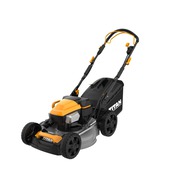 Tondeuse sans fil 2 x 36 V 46 cm fonction 3 en 1 - Titan - Brico Dépôt