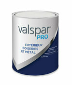 Peinture extérieur bois-métal brillant 1L - Valspar - Brico Dépôt
