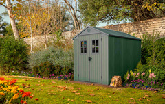 Abri de jardin en résine "Darwin 68" vert -  4,5 m² - Keter - Brico Dépôt