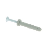 Cheville à frapper Vissal 5x30mm - 3500PCS,fixation zingué blanc brillant - Brico Dépôt