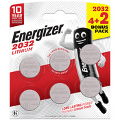 Pile bouton au lithium CR2032 4+2 offertes - Energizer - Brico Dépôt