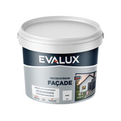 Peinture façade 10 L blanc mat - Evalux - Brico Dépôt