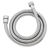 Flexible de douche en acier inoxydable chrome 1,50 m - Brico Dépôt