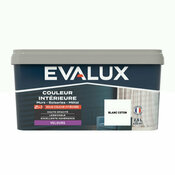 Peinture blanc coton 2l5 velours 2en1 - Evalux - Brico Dépôt