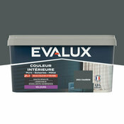 Peinture Gris charbon 2l5 velours 2en1 - Evalux - Brico Dépôt
