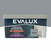 Peinture Gris acier 2l5 velours 2en1 - Evalux - Brico Dépôt
