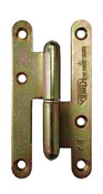 Paumelle de porte 95 x 45 mm bout rond gauche - Brico Dépôt