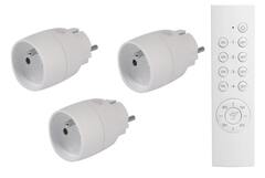 Lot de 3 prises télécommandées multifonction - Brico Dépôt