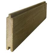 Lame de clôture en bois - 1920 x 135 x 34 mm - Brico Dépôt