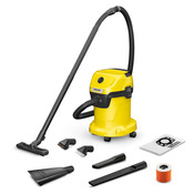 Aspirateur eau et poussières cuve plastique 17 L "WD 3 V-17/6/20 CAR" - Karcher - Brico Dépôt