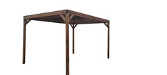 Pergola moderne 400 x 300 cm toit ajouré - Brico Dépôt