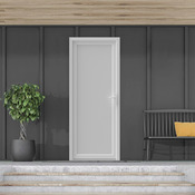 Porte de service PVC pleine 105 x 80 cm droite ou gauche - Brico Dépôt