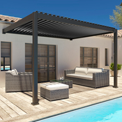 Pergola adossée 4x3 m - Brico Dépôt