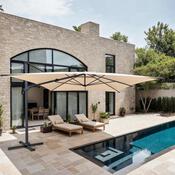 Parasol déporté 4x3 m - Brico Dépôt