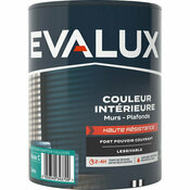Peinture mur haute résistance Base C Satin 1 L - Evalux - Brico Dépôt
