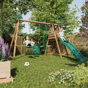 Portique en bois "TULIPE" - L. 323 x l. 354 x H. 222 cm - Brico Dépôt