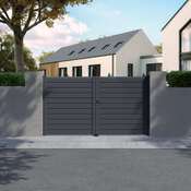 Portail battant aluminium 3m H. 167 cm Salinais - Brico Dépôt