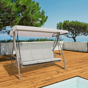 Balancelle acier imitation bois - Brico Dépôt