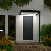 Marquise Led aluminium 120x90x245 cm - Brico Dépôt