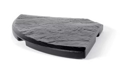 Lest pour parasol dalle béton "EDA" environ 18 kg décor pierre - Brico Dépôt