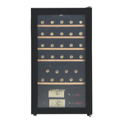 Cave à vin 33 bouteilles noire - Brico Dépôt