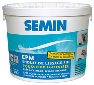 Enduit de lissge poussière maitrisée 25 Kg - Semin - Brico Dépôt