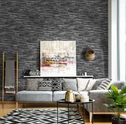 Plaquette parement "Alpes anthracite" 16 x 40 cm. Ep. 13,5 mm - Brico Dépôt