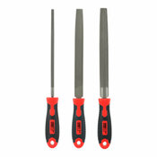 Lot de 3 limes double faces pour acier et matériaux durs - Forge steel - Brico Dépôt