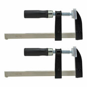 Lot 2 Serre-joints a visser 150x50mm - Forge steel - Brico Dépôt