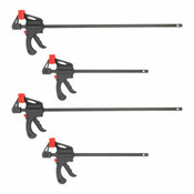 Lot 4 Serre-joints 2x150mm 2x300mm fs - Forge steel - Brico Dépôt