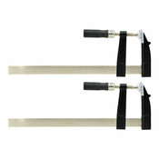 Lot 2 Serre-joints a visser 300x80mm - Forge steel - Brico Dépôt