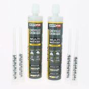 Lot de 2 cartouches polyester 300 ml - Batifix - Brico Dépôt