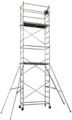 Echafaudage roulant "PRESTO" H. maxi : 6,5 m - H. 5,60 x l. 0,41 x P. 0,325 m - Brico Dépôt