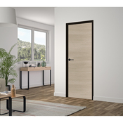 Bloc porte 204X73CM "VERONE D" MDF décors chêne naturel structuré - Brico Dépôt