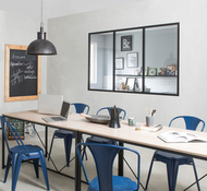 Kit verrière aluminium 3 panneaux noir H.108XL.183 CM - Brico Dépôt