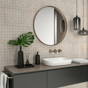 Mosaïque Travertin "Carré Grand" 30,5 cm x 30,5 cm - Brico Dépôt