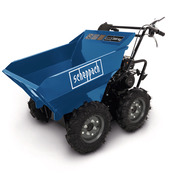 Dumper articulé avec moteur 4 temps essence, 196 cm³ "DP3000" - Scheppach - Brico Dépôt