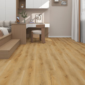 Sol en PVC 122X18,1 cm couleur clair avec sous couche intégrée 4+1 mm "BANAT" - Brico Dépôt