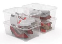 Lot de 4 boîte en plastique "Fly box" 11L - Brico Dépôt