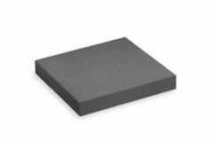 Chapeau plat gris foncé en béton - 40 x 40 x H. 6 cm - Brico Dépôt