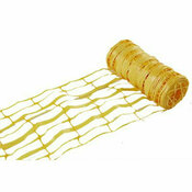 Grillage avertisseur en PVC jaune - 25 ml - Fitt - Brico Dépôt