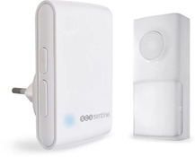 Carillon sans fil, sans pile 25 mélodies "EcoBell 100" blanc - SCS Sentinel - Brico Dépôt