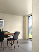 Lambris intérieur MDF effet frêne blanc PEARL - L. 260 x l.15,4 cm x Ep. 7 mm - Brico Dépôt