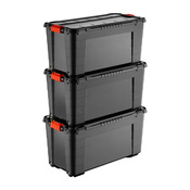 Lot de 3 malles à roulettes "MAGIC" 75L - Brico Dépôt