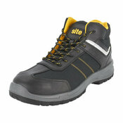 Baskets montantes de sécurité LACASSE BOOT noires, coque acier et semelle antiperforation, imperméables, T.42 - Brico Dépôt