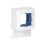 Adaptateur d'appareillage blanc 45 x 45 mm sur moulure 10 x 30 mm - GGK - Brico Dépôt