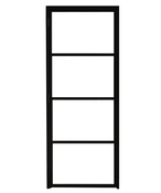 Bloc porte intérieure loft noir 83 cm droite OPTIMUM - Brico Dépôt