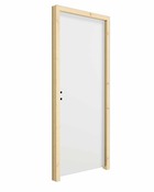 Bloc porte prépeint coupe feu 83 cm poussant droit EXMOOR - Brico Dépôt