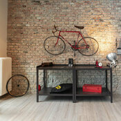 Sol stratifié à clipser 8 mm gris effet chêne naturel MINA GRIS WP - 138,3 x 19,3 cm" - Cooke and Lewis - Brico Dépôt